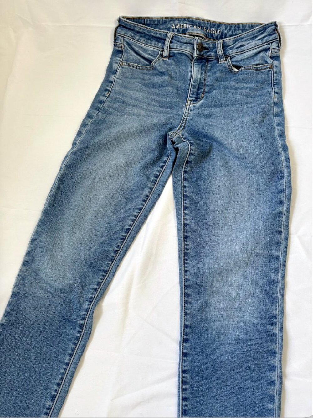 American Eagle Hi-Rise Jegging Next Level Stretch Jeans | Size 10 X-Long